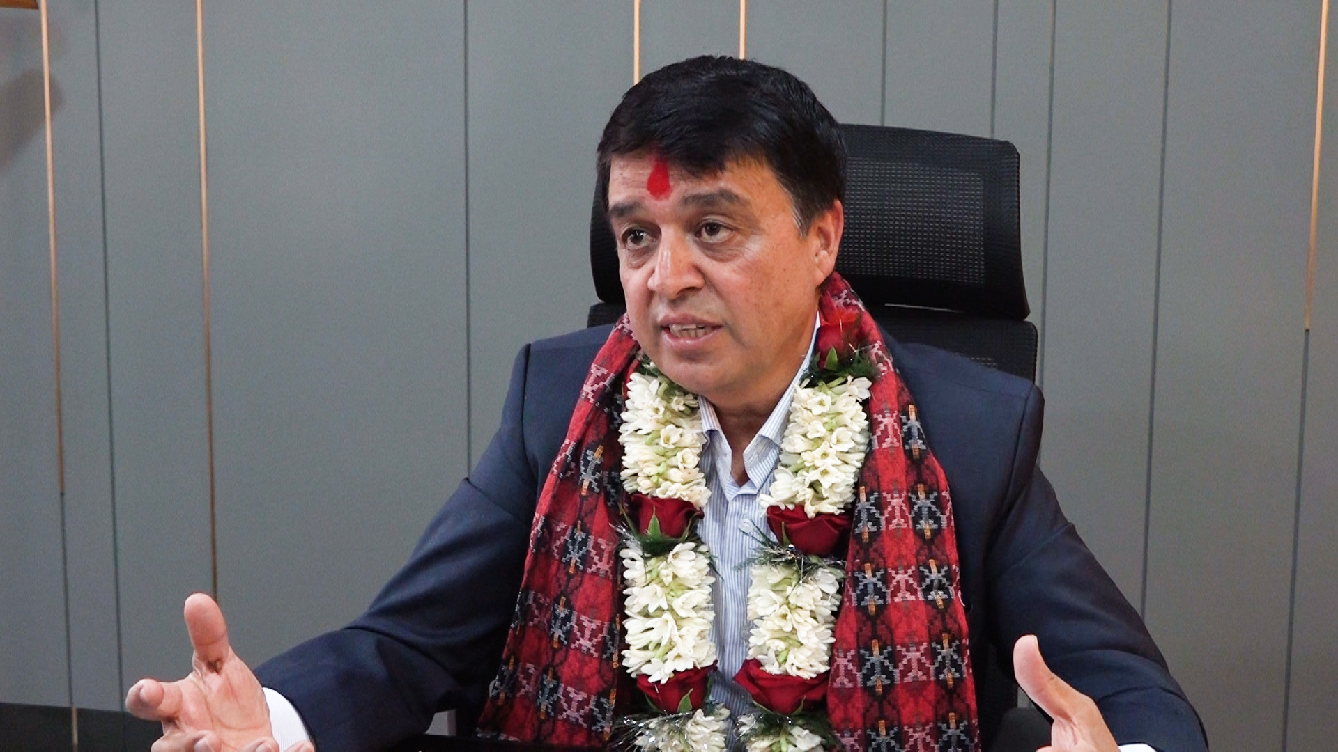 पूर्वाधार विकासको लागि आन्तरिक पुँजी परिचालन आवश्यक : अध्यक्ष ढकाल