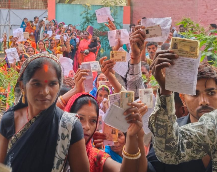 विधानसभा चुनावका लागि बिहारमा पहिलो चरणको मतदान सुरु