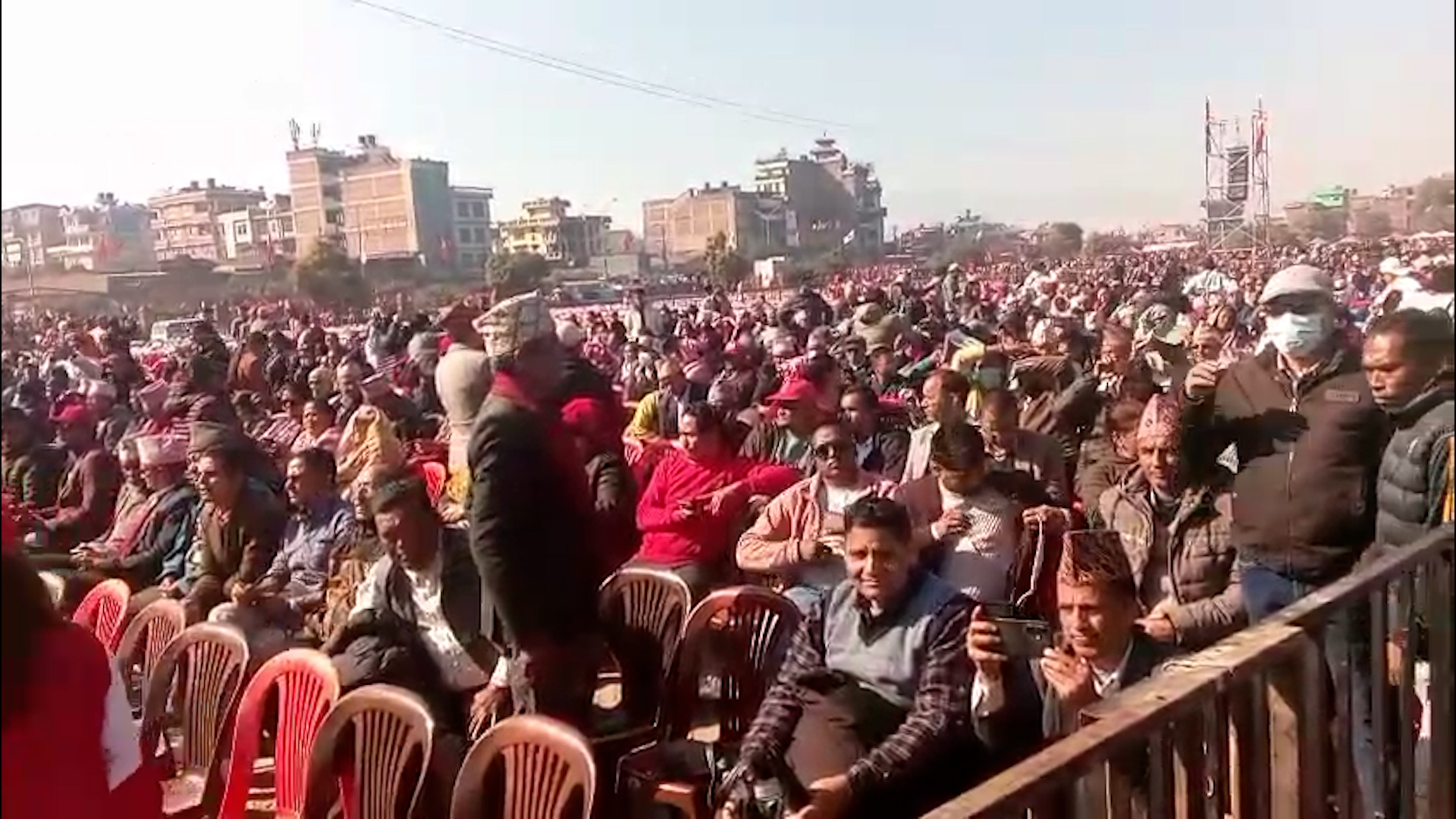 एमाले महाधिवेशन : सल्लाघारी क्षेत्र झकिझकाउ, कार्यकर्ताहरुको भीड बढ्दो